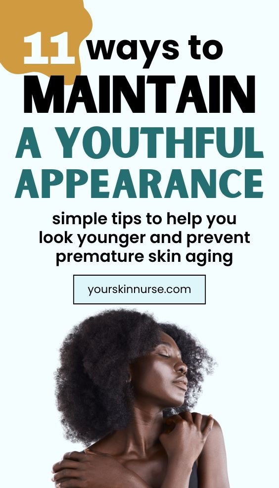 ways to maintain a youthful appearance