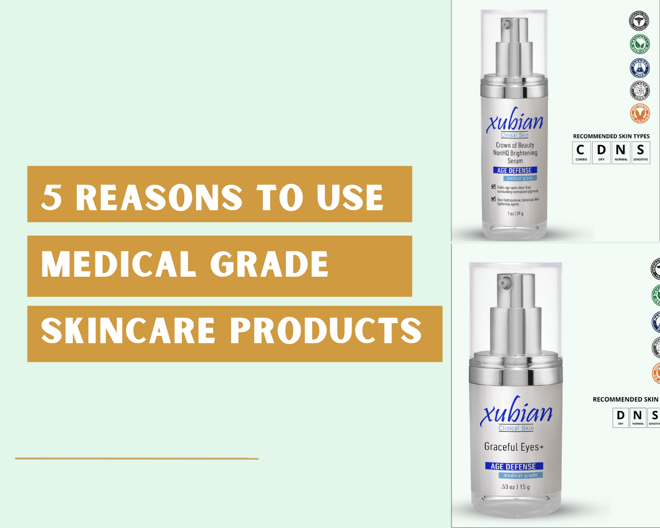 5 reasons to use medical grade skincare products